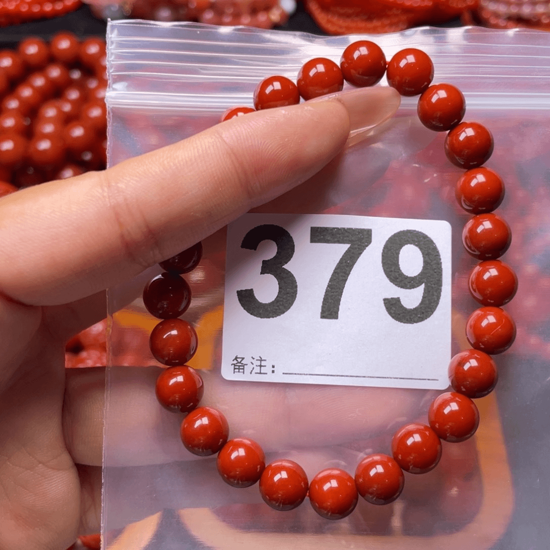 南红玛瑙手链未镶嵌