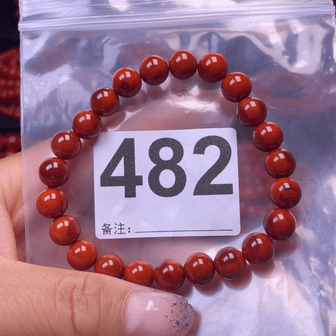 南红玛瑙手链未镶嵌