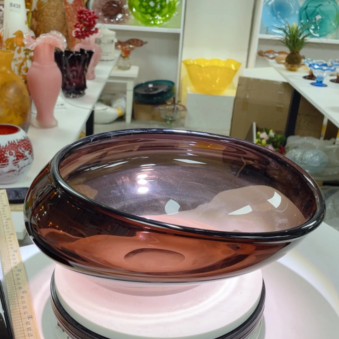 【闪购商品】手工艺术果盘。直径34 30