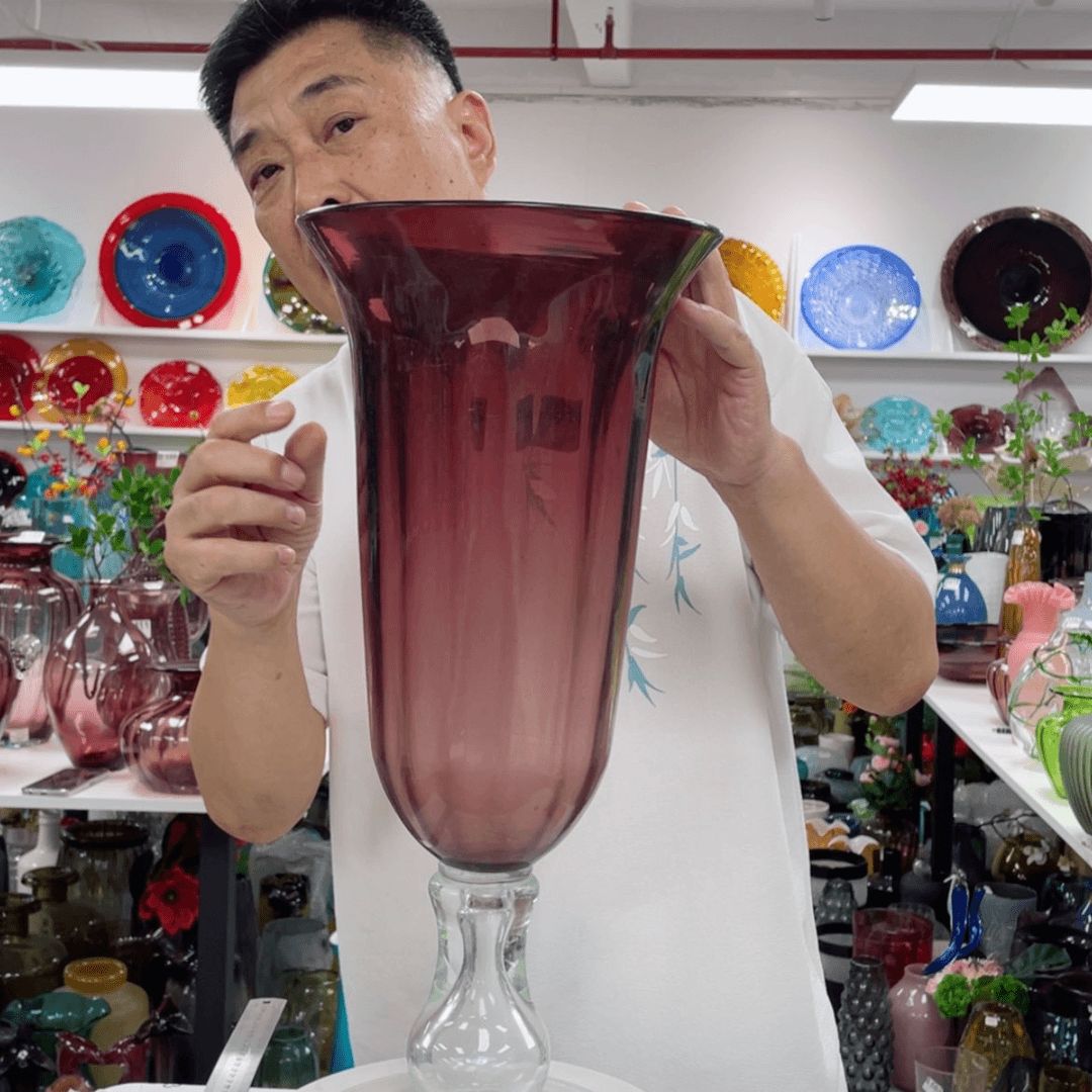 【闪购商品】手工艺术风灯花瓶 高49