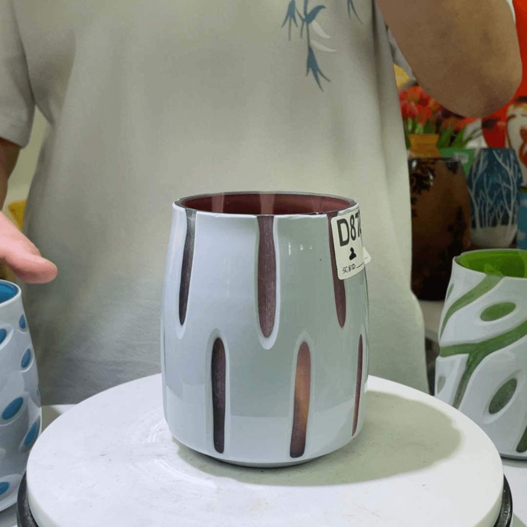 【闪购商品】手工艺术花瓶高13