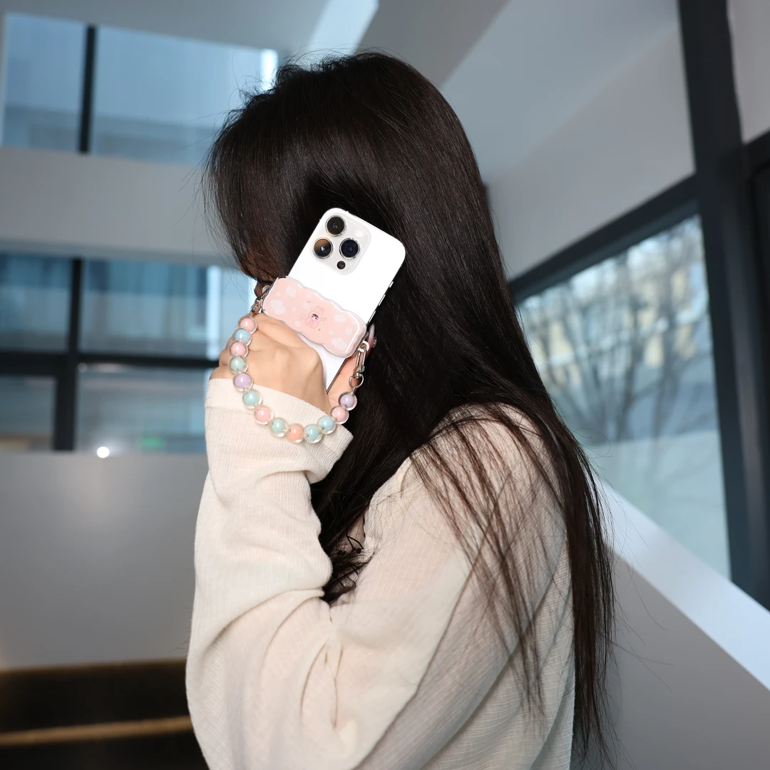 乐华官方艺人兔子套伸缩手机夹