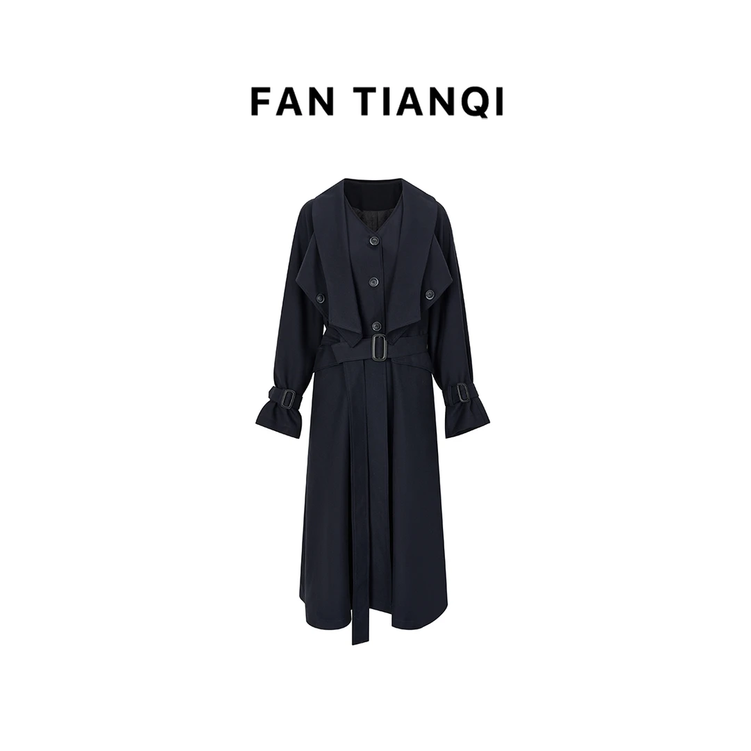 【新品】FAN TIANQI【诗集】法式风情风衣 FYOT40899