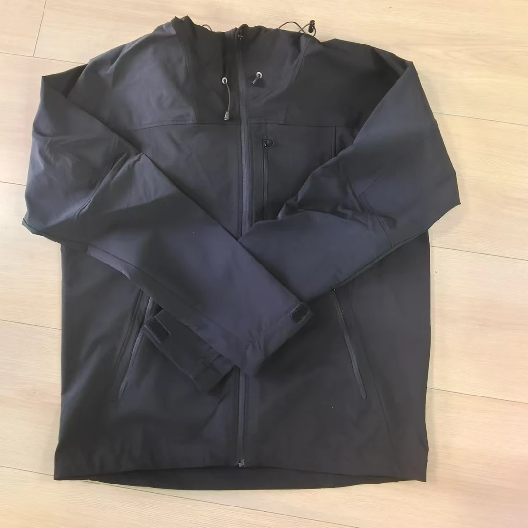 Sweet DD暗蓝色无标抓绒冲锋衣/N