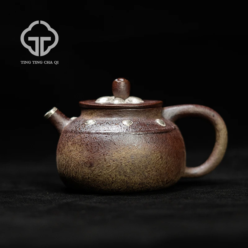 周莉无相系列 生莲 柴烧  140CC 紫砂壶家用泡茶具