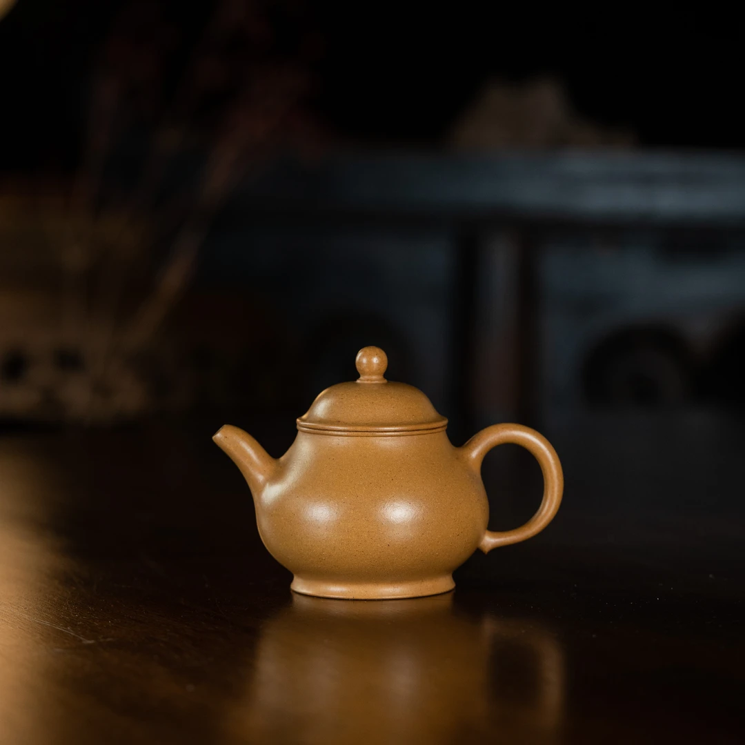 砂界·传家系列 王景 潘壶 黄金段 115cc家用紫砂壶