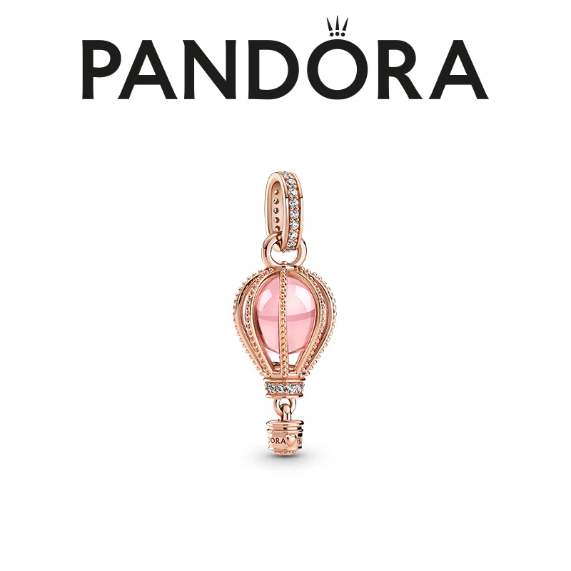 PANDORA/潘多拉 925银银制品 步步升吊饰玫瑰金色欧若精灵风