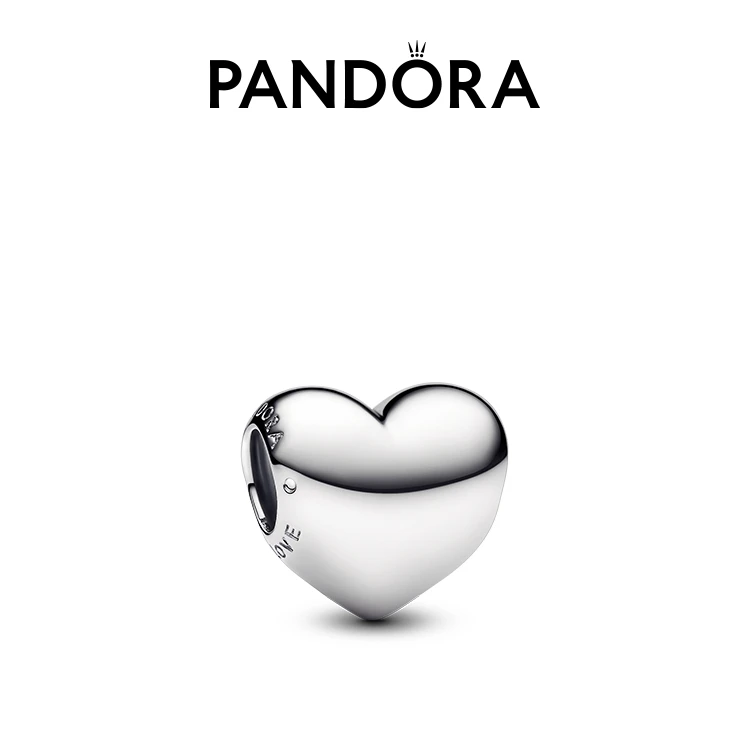 PANDORA/潘多拉 925银银制品 就爱我心形串饰百搭欧若精灵风