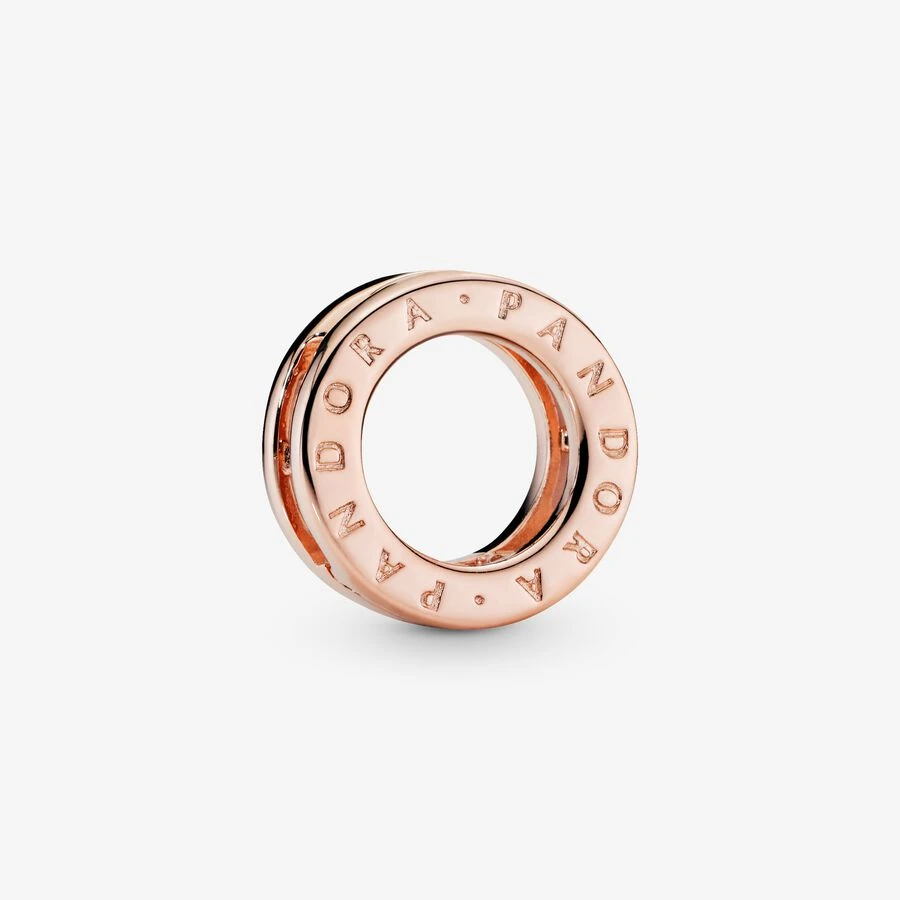PANDORA/潘多拉 925银银制品 徽标圆环固定夹串饰