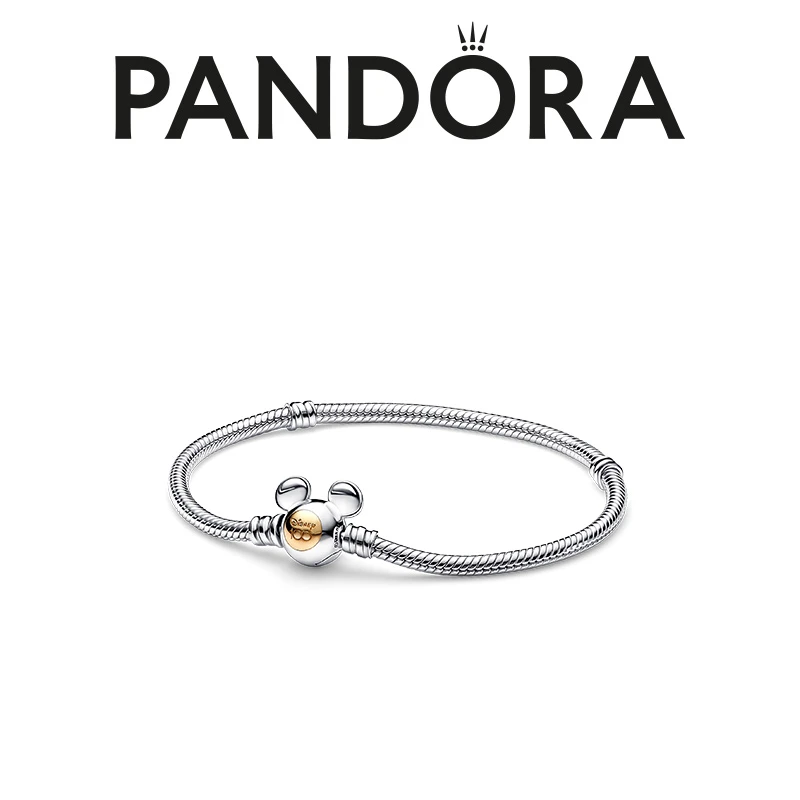 PANDORA/潘多拉 925银手链 迪士尼蛇骨链百搭时尚