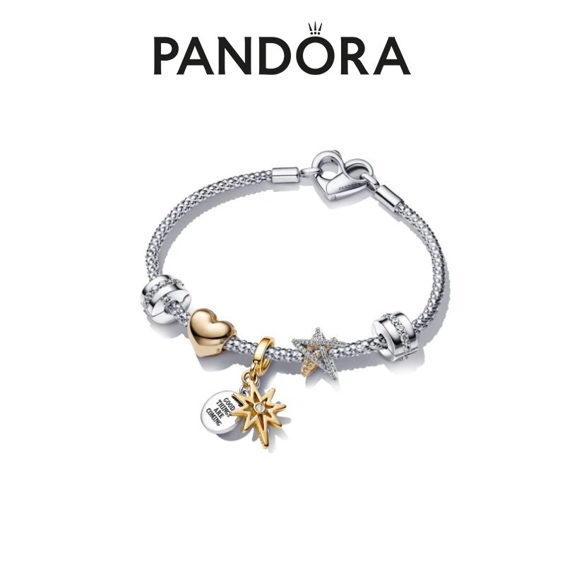 PANDORA/潘多拉 925银手链 星愿成真手链套装欧若精灵风