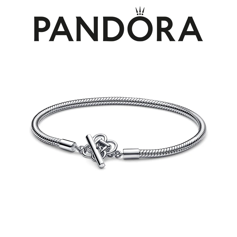 PANDORA/潘多拉银色好运链结手链欧若精灵风