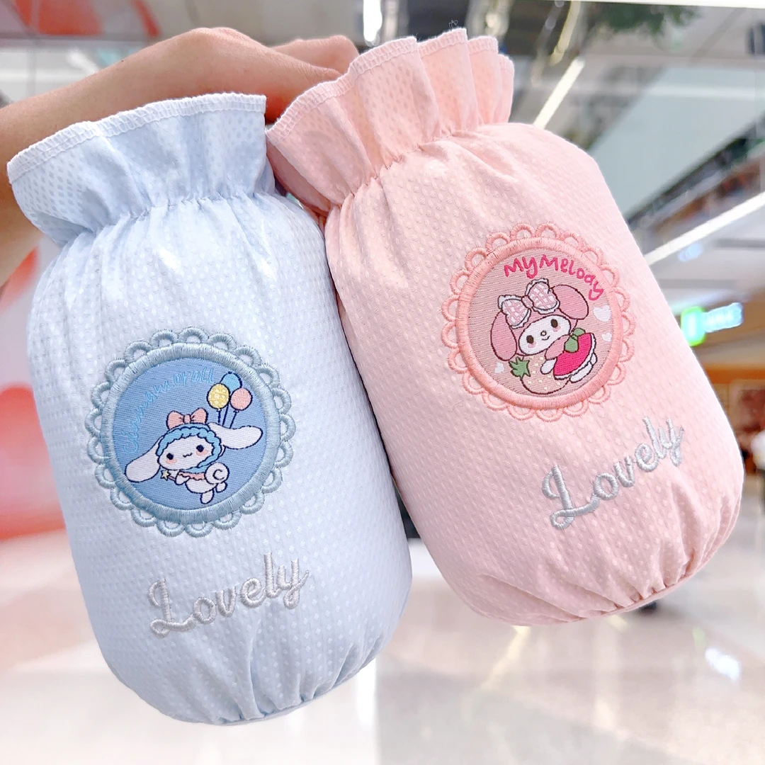 女孩儿童库洛米防水袖套短款秋冬季羽绒服套袖护袖女款男童小学生