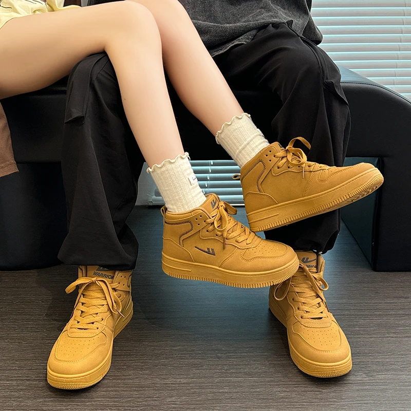 回力男鞋高帮情侣厚底板鞋ins潮流春夏季小白鞋爆款百搭休闲女款