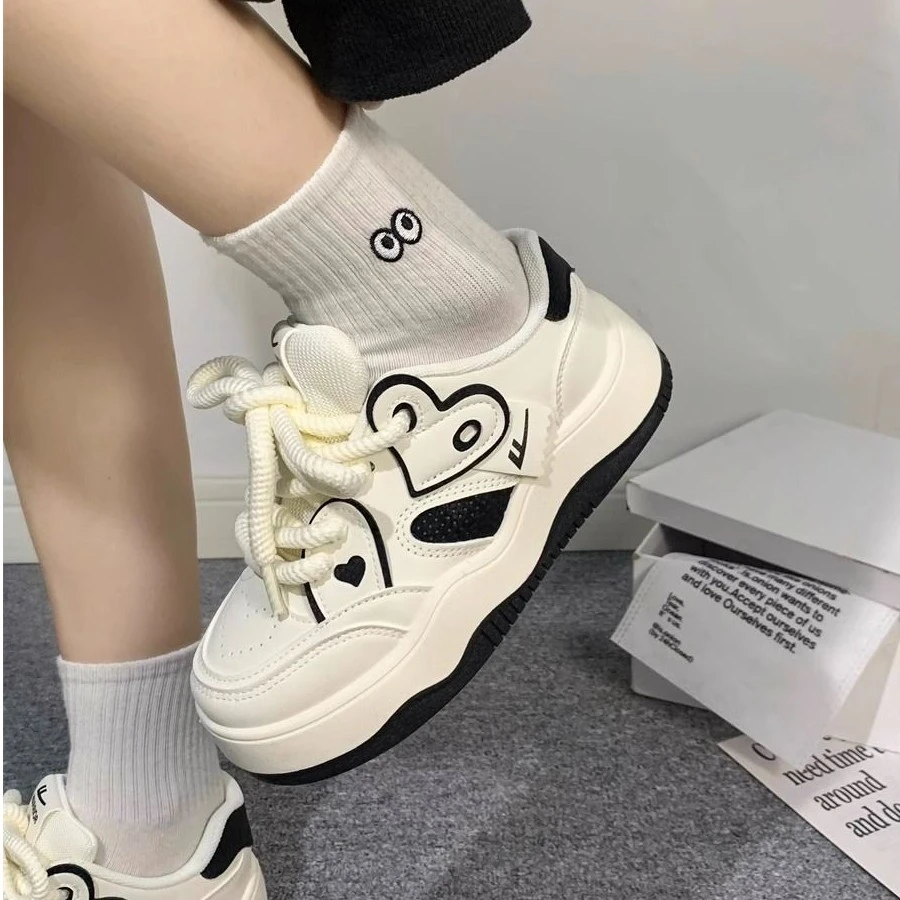 回力春秋季时尚潮流百搭小白鞋女生厚底学生韩版小众运动休闲板鞋
