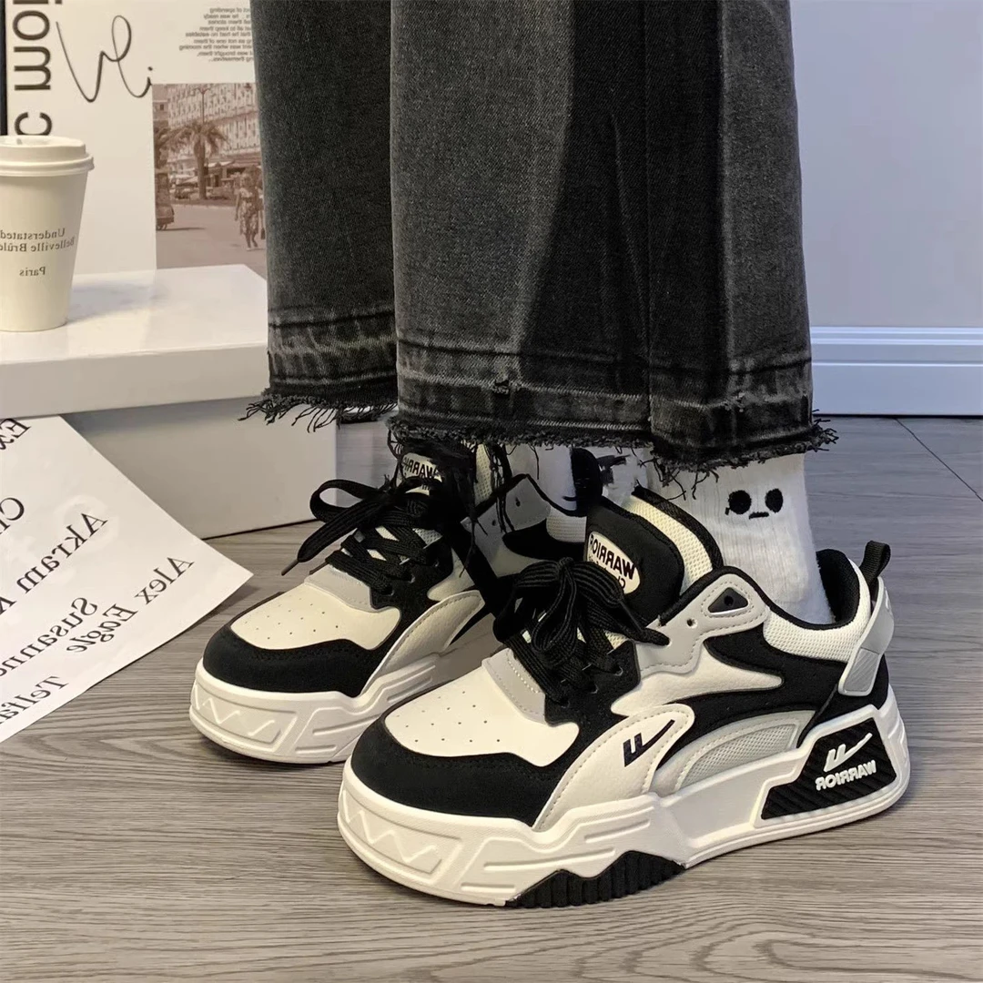 回力男鞋情侣网面厚底板鞋ins学生透气男生男士百搭品质休闲鞋