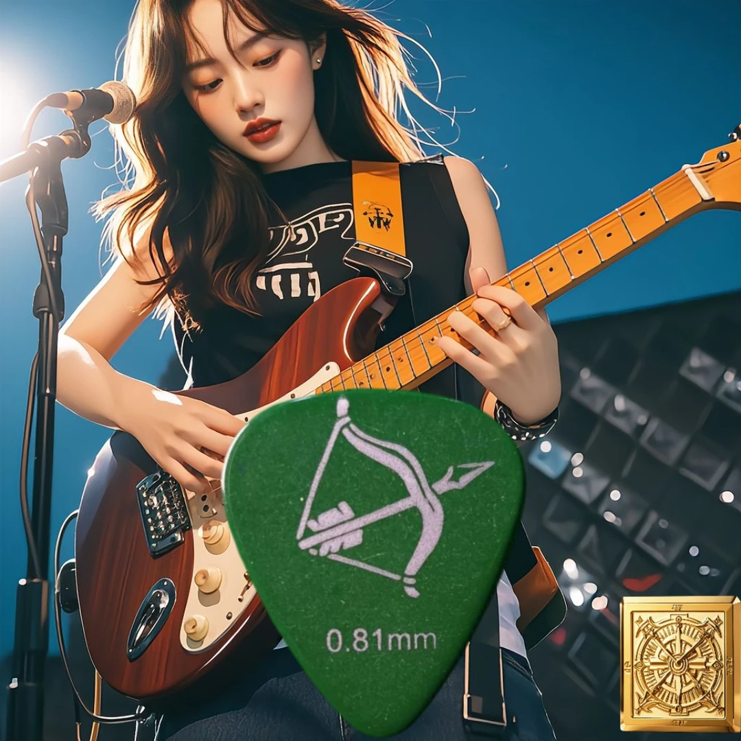 吉他拨片射手座81/71/46精制彩色民谣吉他拨片电吉他拨片ABS材料