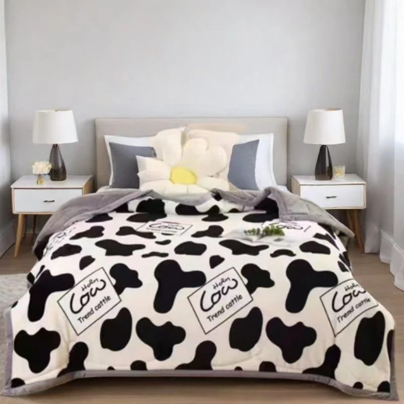 7天试睡2024新款牛奶绒绒被子学生宿舍单人双面绒150*200