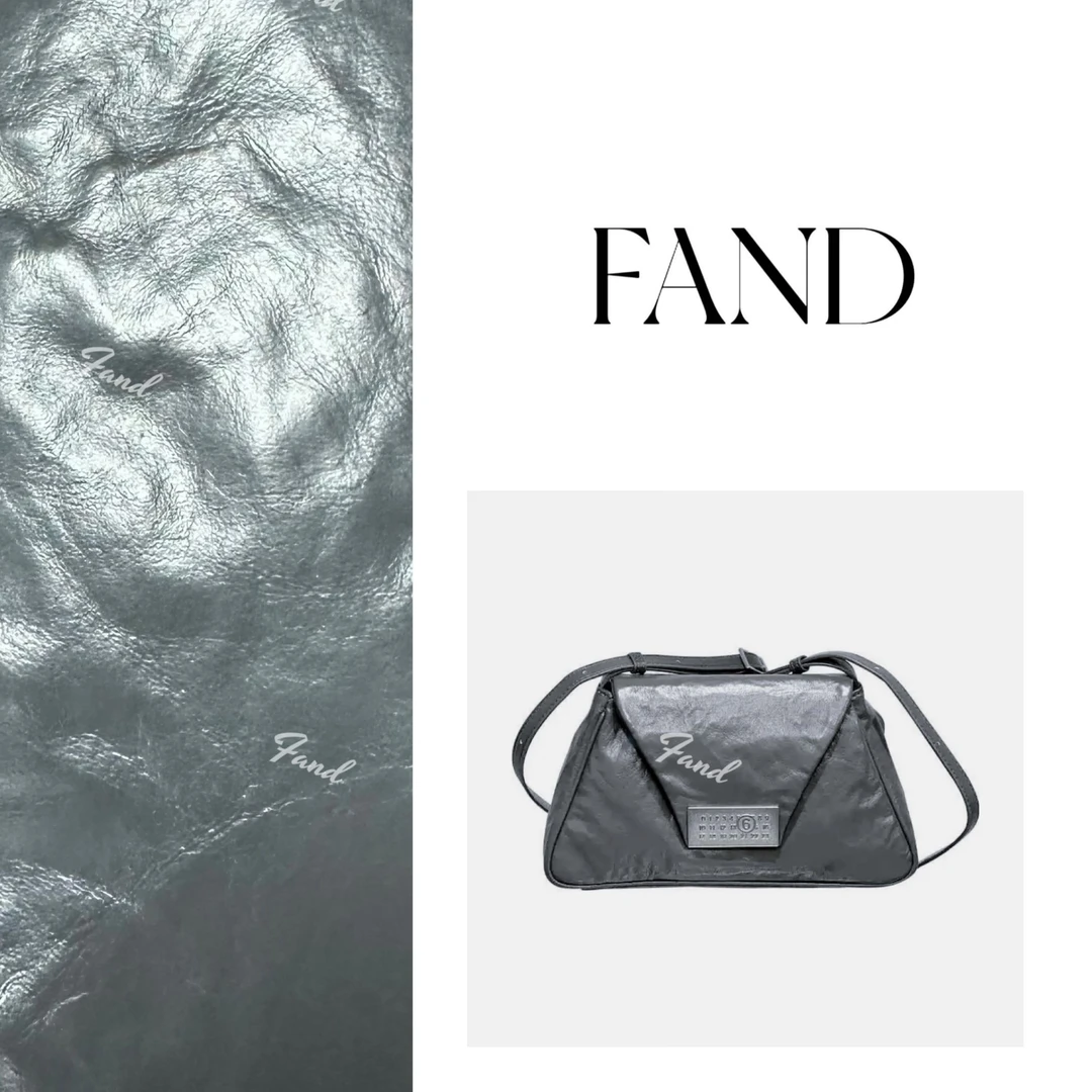 FAND 真皮手工女包 斜挎包单肩包小包 655-SNH水泥灰