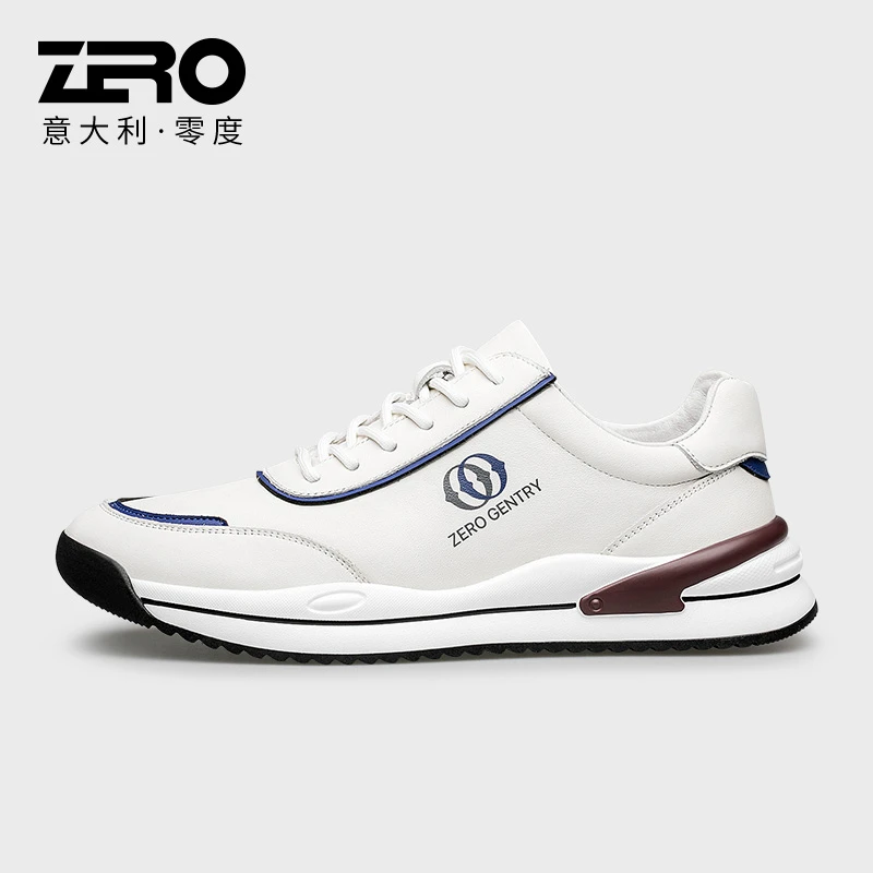 ZRO/零度真皮男鞋运动休闲鞋2025春季新款时尚百搭跑步鞋1223381
