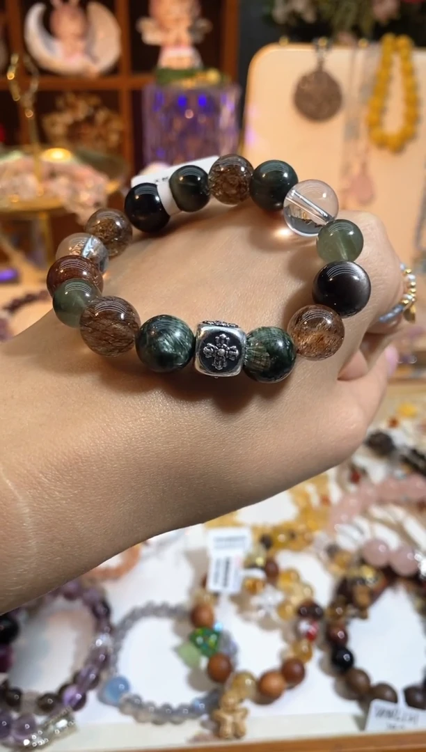 【闪购商品】水晶手链银S925镶嵌WL1714