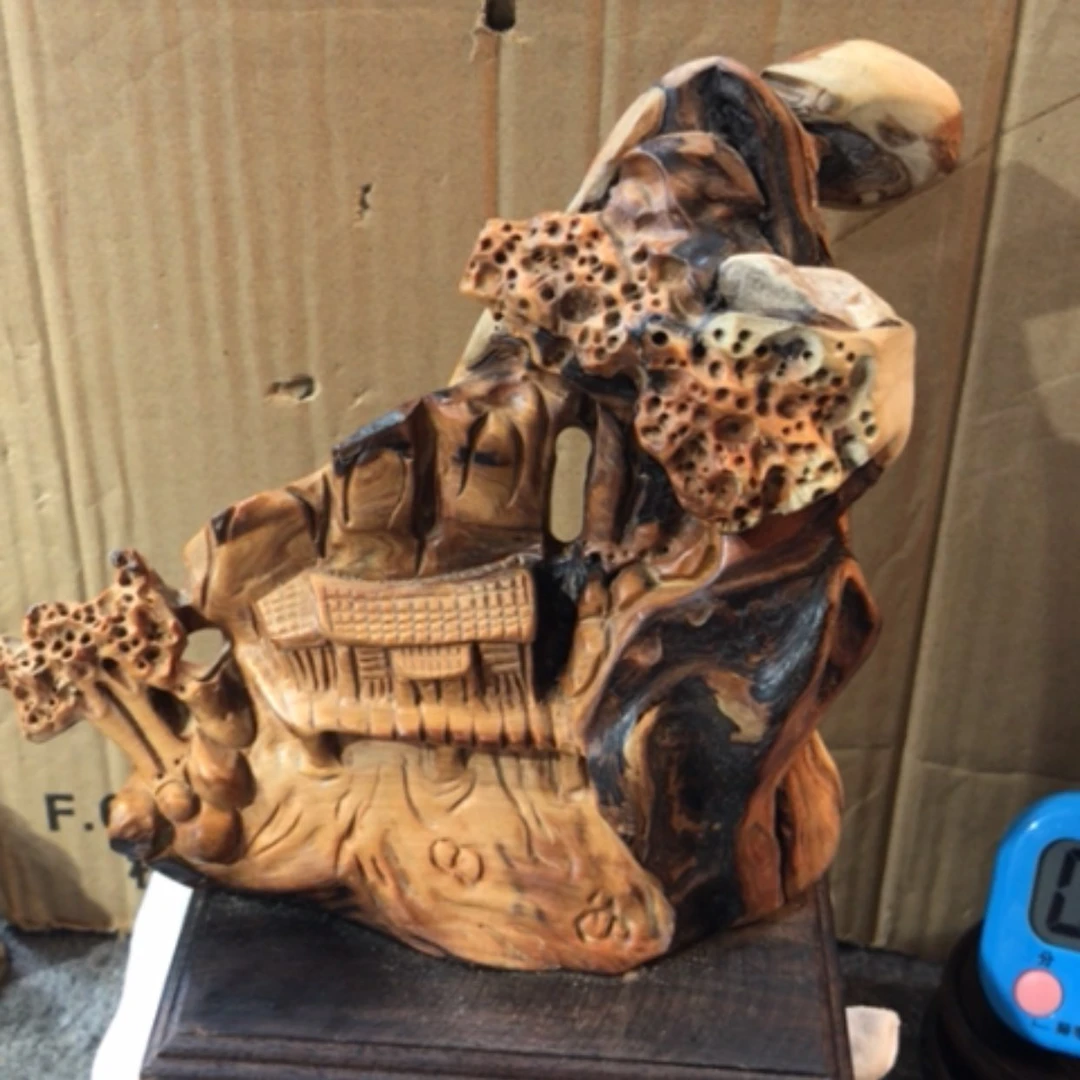 【闪购商品】崖柏根雕那**我