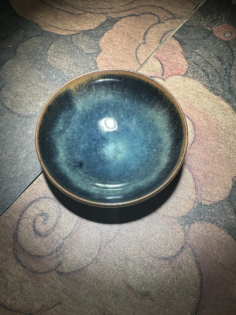 忆南屏  超薄胎建窑建盏 龙窑柴烧 钵型