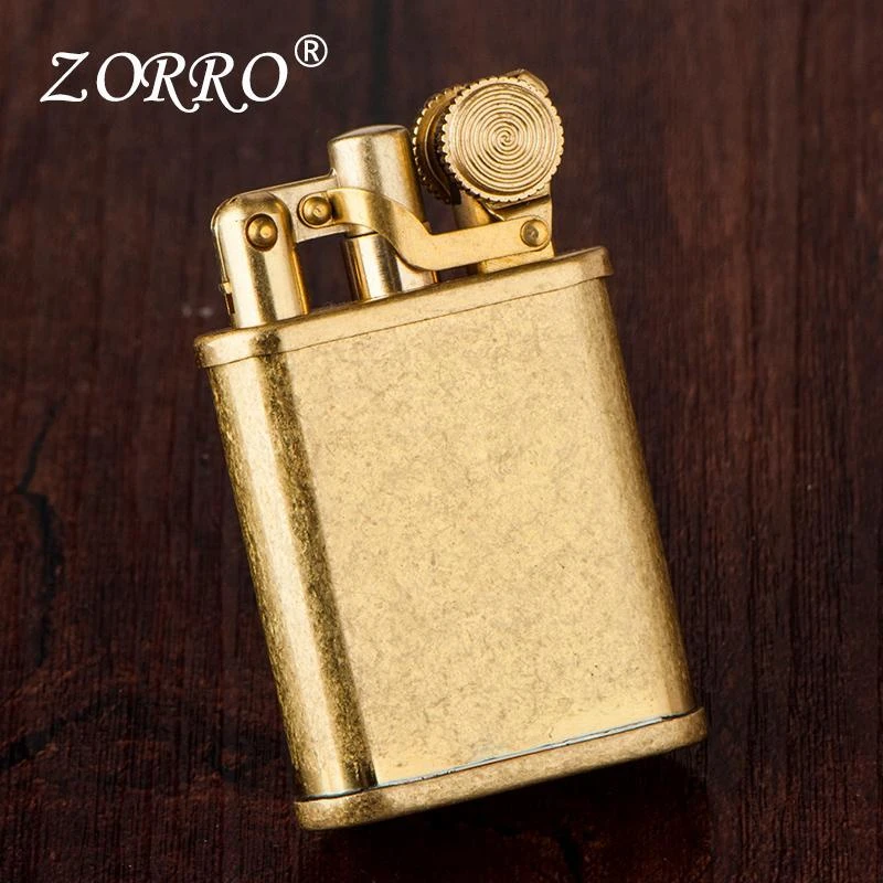 ZORRO佐罗新款559煤油打火机纯铜老式复古怀旧原铜个性送男朋友