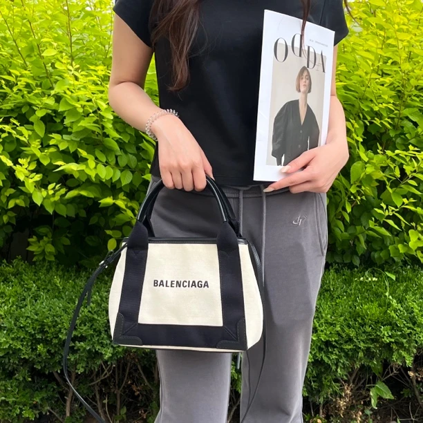 95新 Balenciaga/巴黎世家 阿白奢品/巴黎世家 帆布托特包