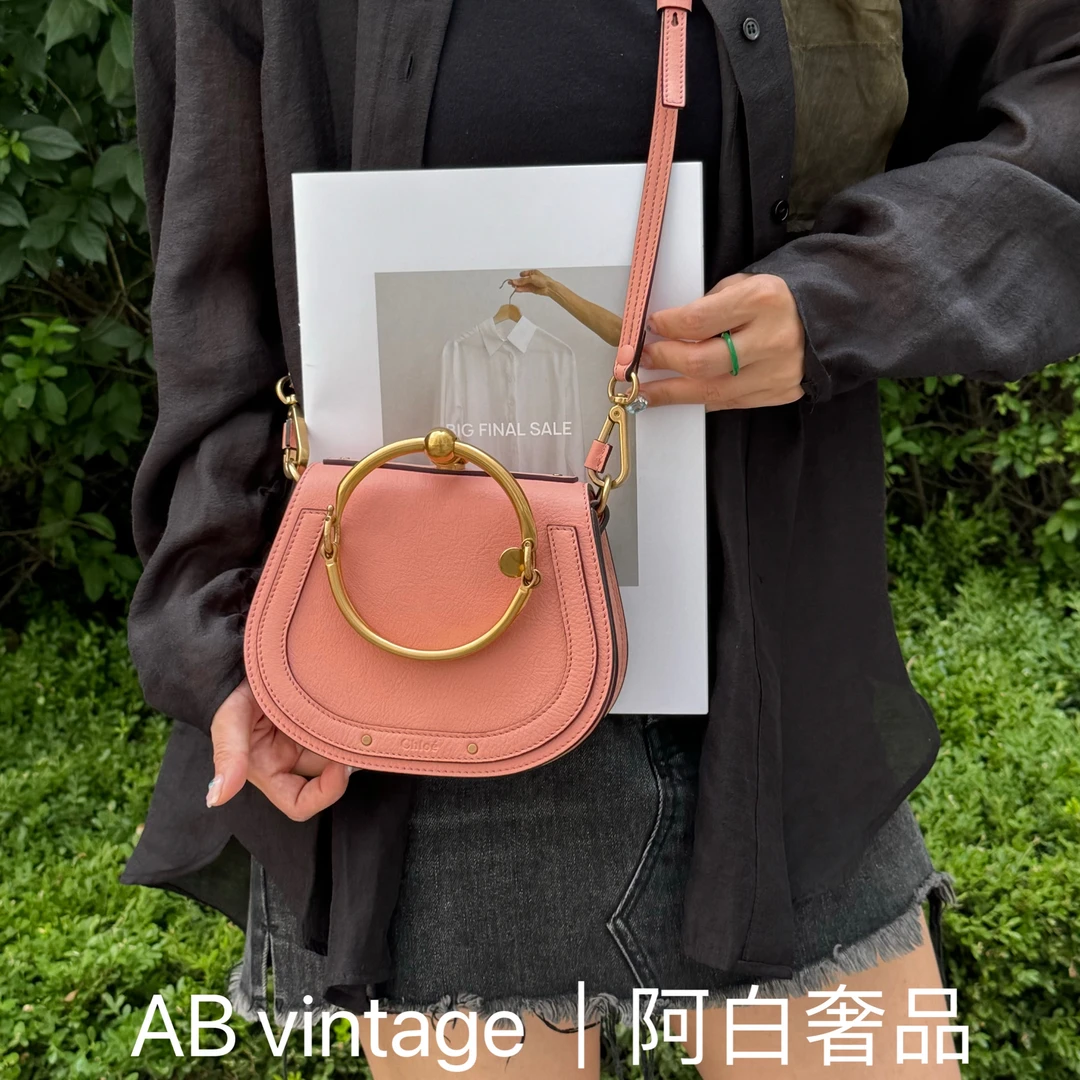 95新 Chloe/蔻依 阿白奢品/蔻依 圆环包