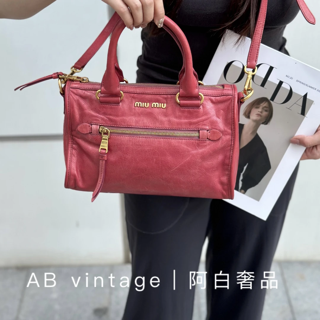 95新 MIU MIU/缪缪 阿白奢品/缪缪 机车包