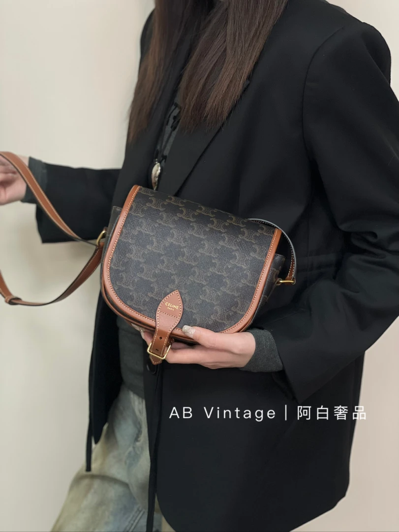 95新 Celine/思琳 阿白奢品｜Celine马鞍包