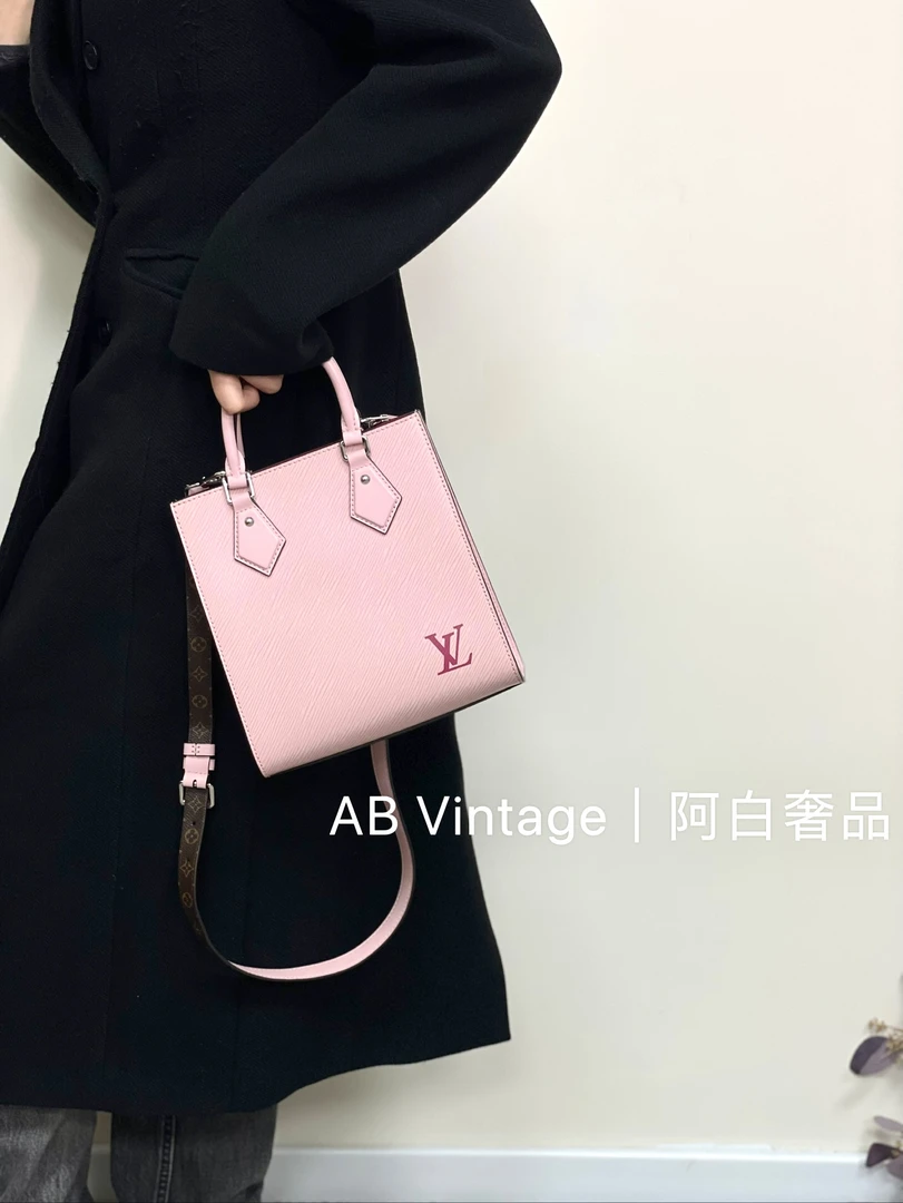 95新 LouisVuitton/路易威登 阿白奢品/LV  sac plat bb琴谱包