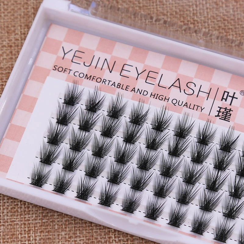 分段式睫毛女自然浓密卷翘麦穗仙子芭比款恶魔漫画眼轻盈上睫毛