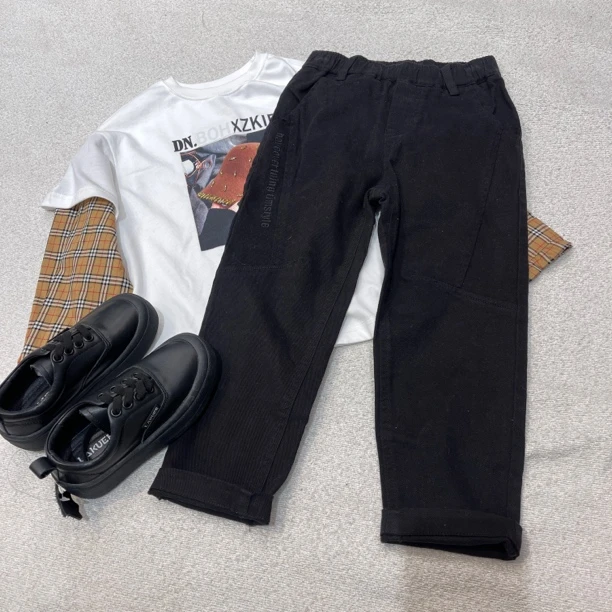 13141高端童装新款裤子休闲裤百搭B7-2-1