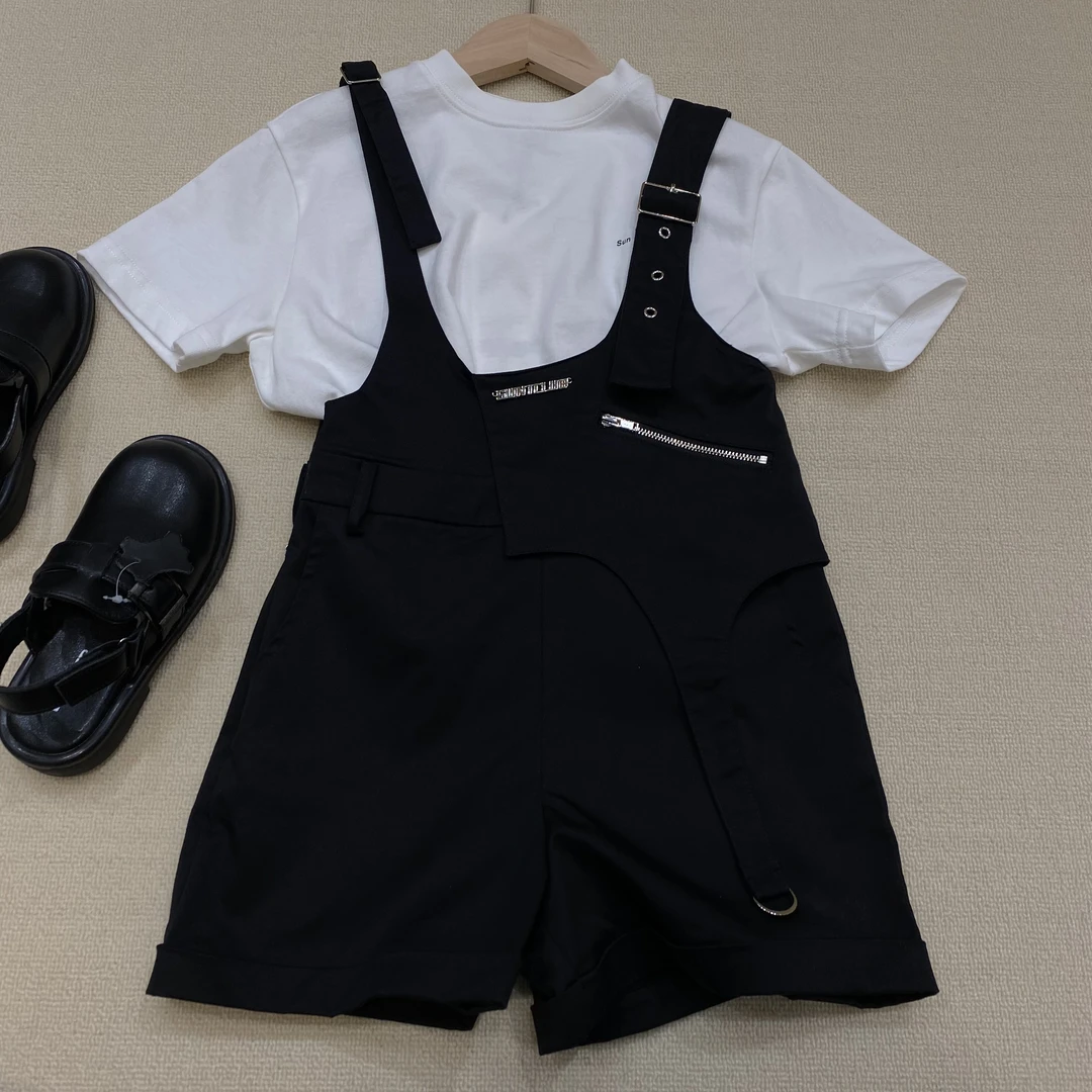 22150高端童装时尚百搭新款休闲背带裤B14-3-2