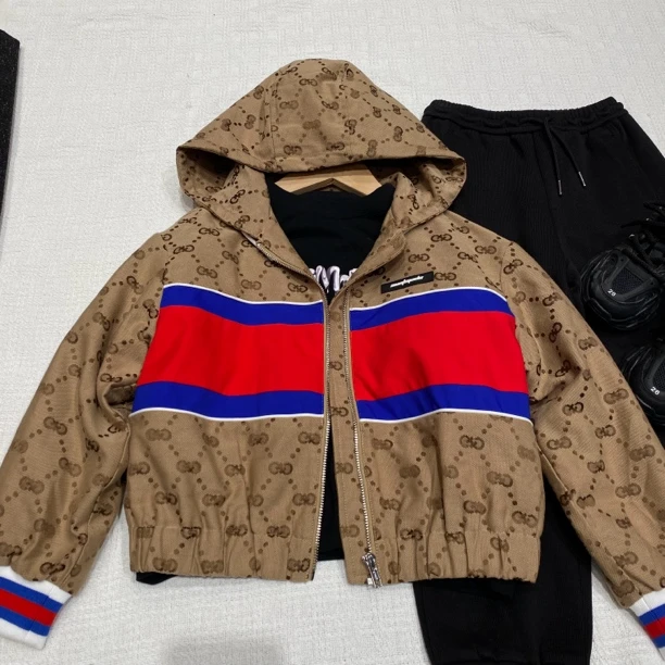 20636高端童装时尚百搭新品时尚拼接外套A11-3-1