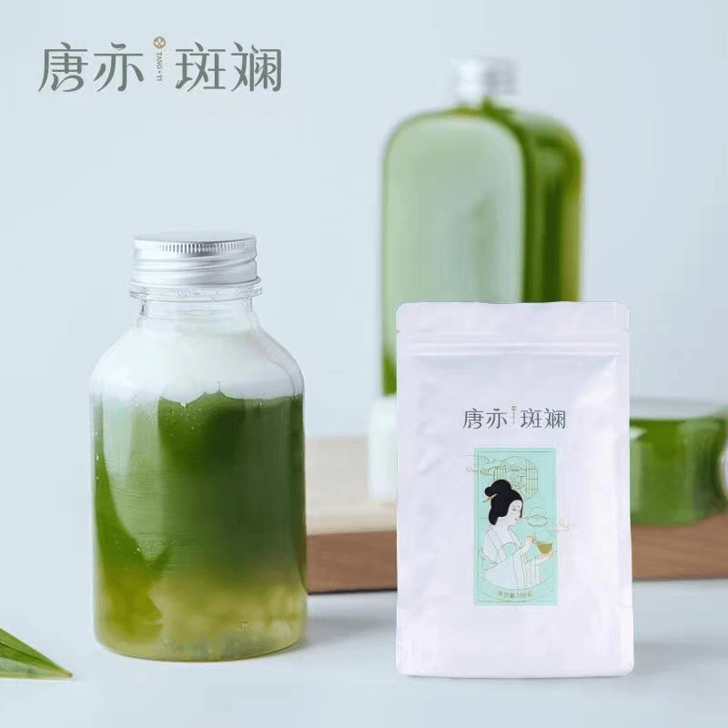 唐亦斑斓粉100g冻干斑斓叶粉商用香兰叶苗凉粉椰汁冰皮月饼粉烘焙