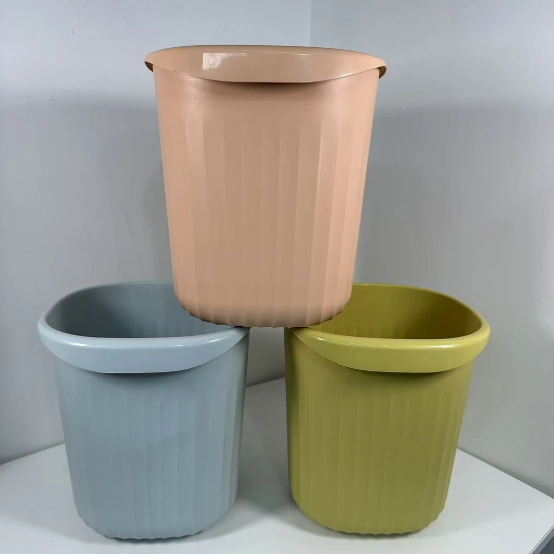 【到手3个】杰利来垃圾桶可爱客厅卫生间简约无盖垃圾桶衣架挂衣架