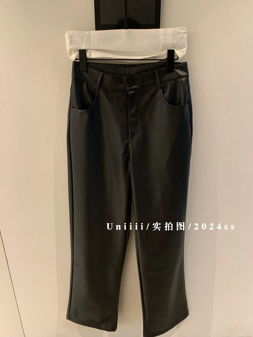 Uniiii【rose同款】rose同款皮裤百搭精品内里➕薄绒