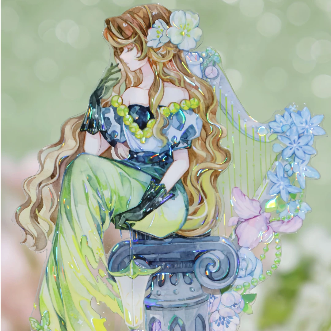 糖分超标研究室 游溯之诗贝壳光分装 特材手帐胶带拼贴咕卡背卡