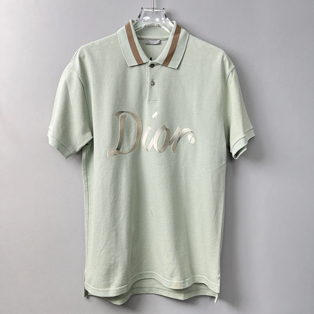 全新未使用 DIOR/迪奥 男士夏季时尚宽松版型翻领POLO衫101679
