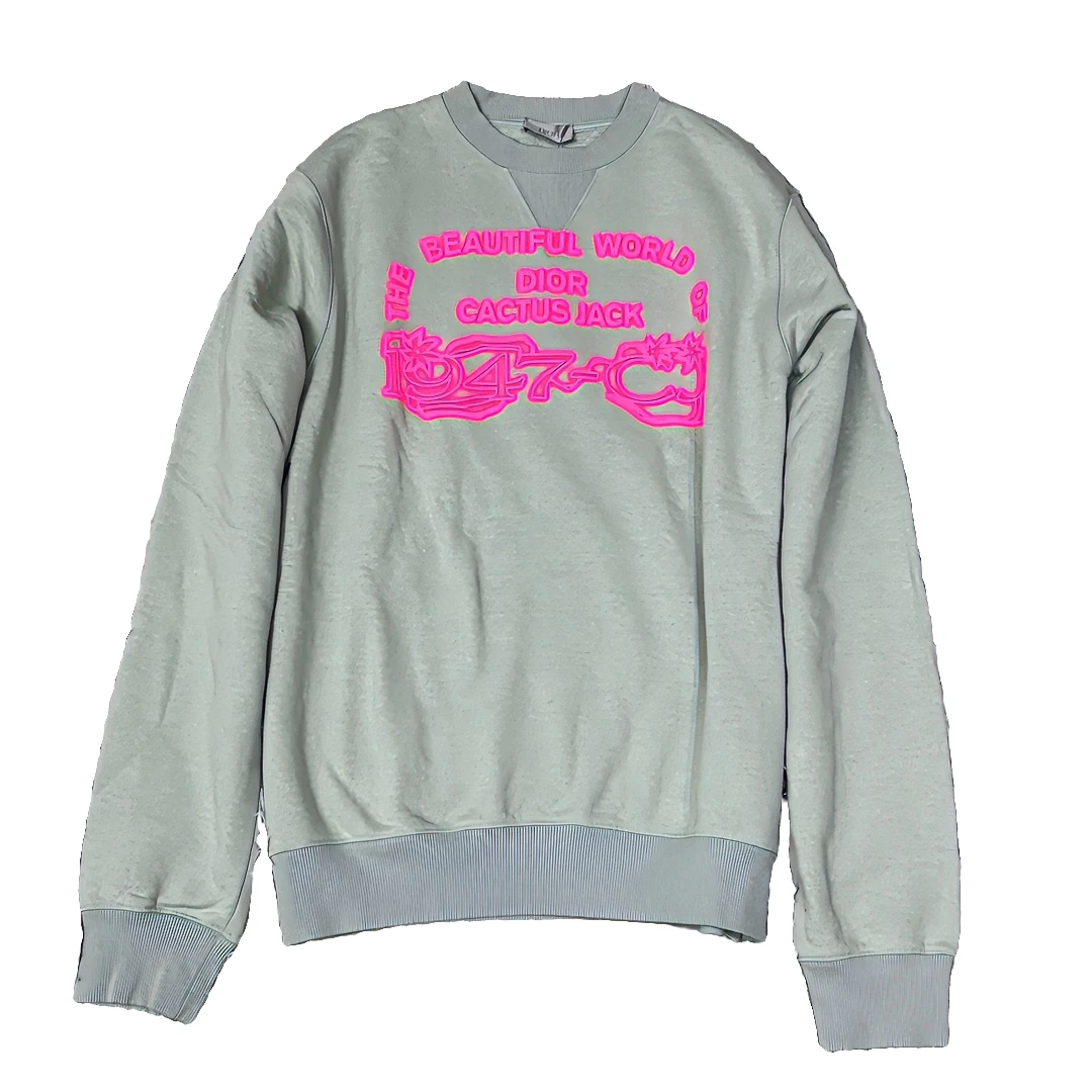 全新未使用 DIOR/迪奥 男士联名休闲时尚百搭长袖圆领卫衣101696