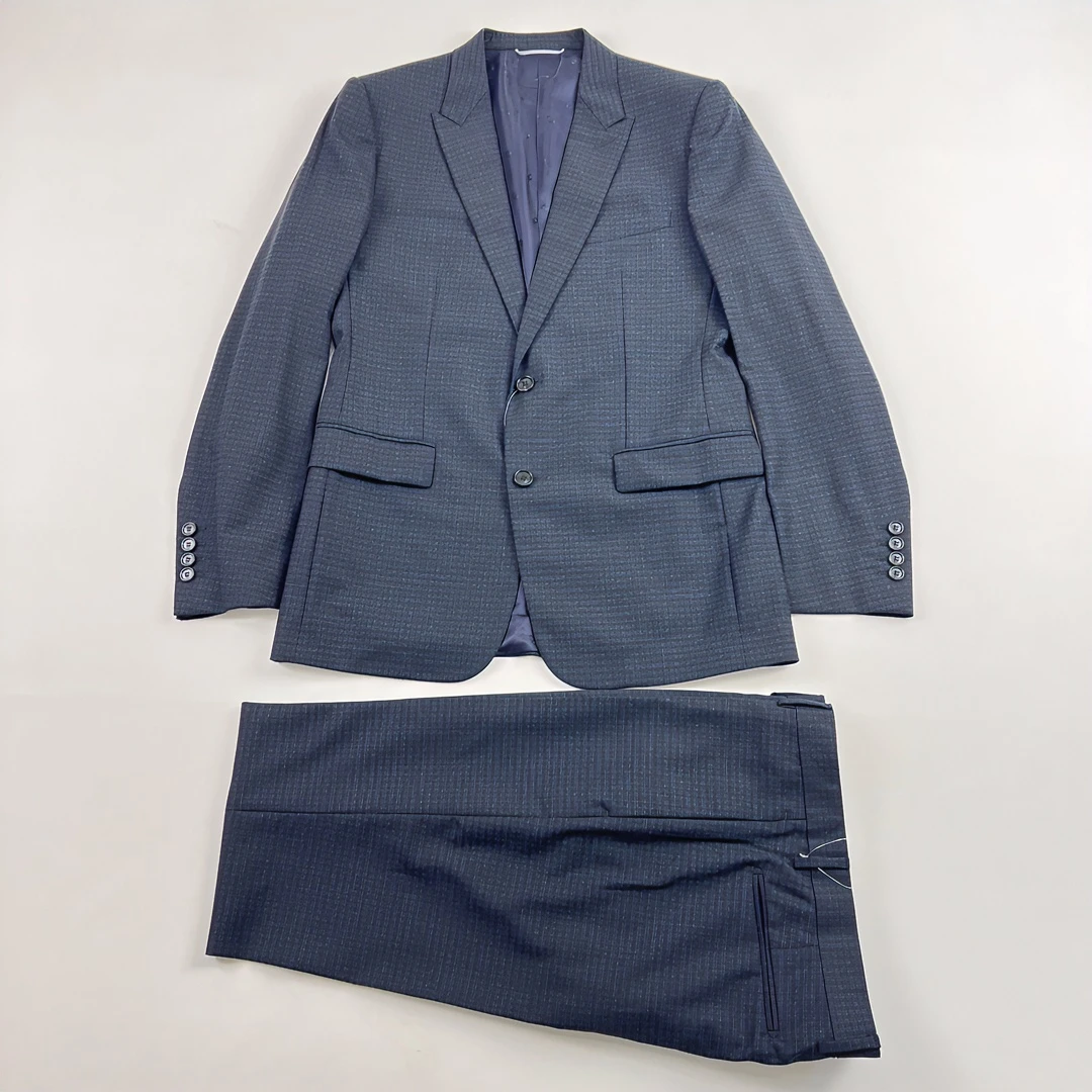 全新未使用 DIOR/迪奥 男士经典时尚修身西服套西100407