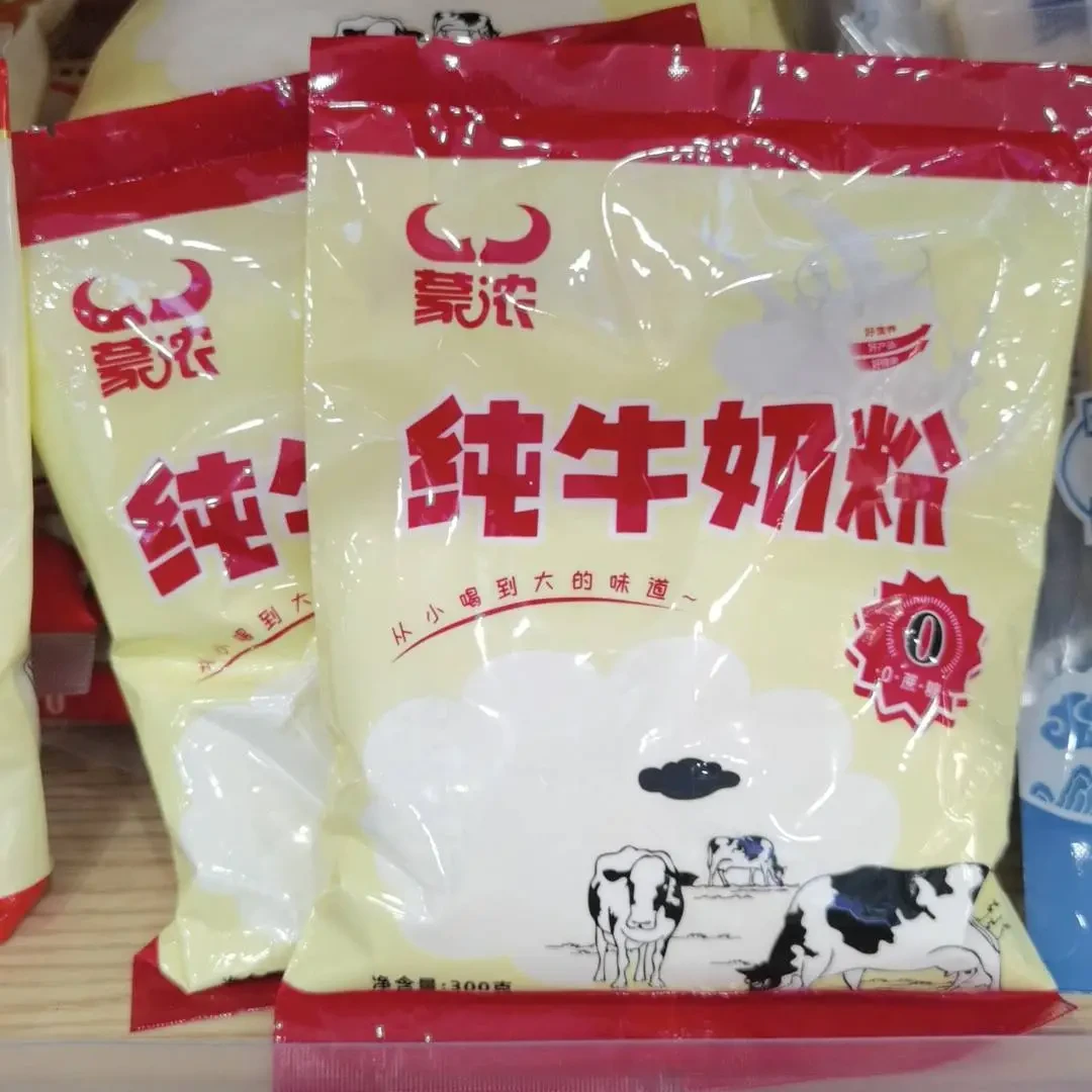 蒙浓 无蔗糖纯牛奶粉 300g/袋早餐必备营养奶