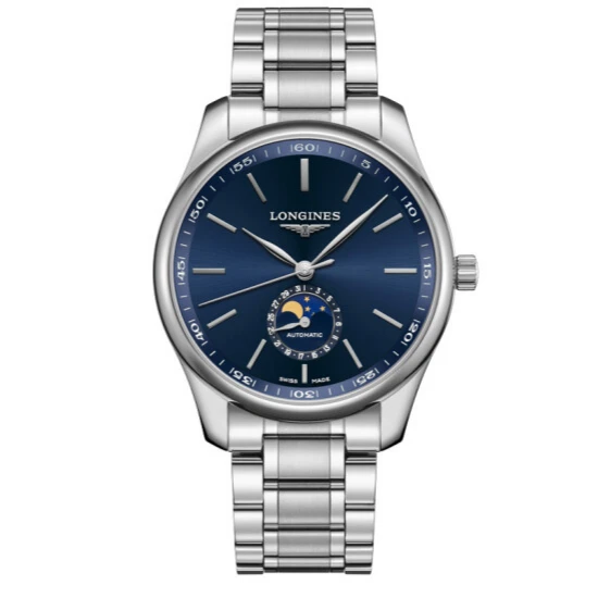 99新 Longines/浪琴 大颂名品/四针月相/表径42