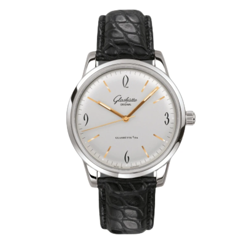 99新 Glashutte/格拉苏蒂 新大颂名品/复古系列/表径39/机械时尚