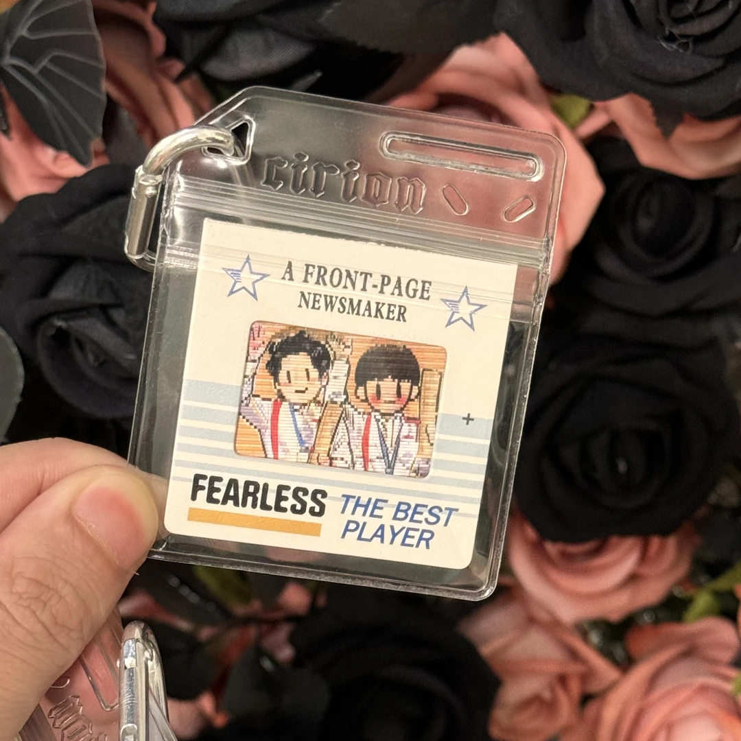 stp莎头捏脸组合莎Q版卡乒乓卡套礼物挂件