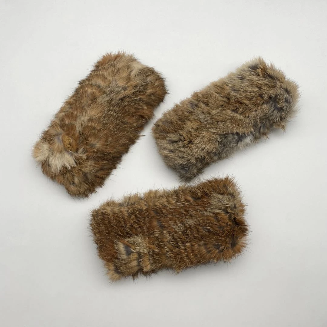 娜三月【大宝推荐】小青复古毛毛编织发带每个颜色都不一样帽子XY