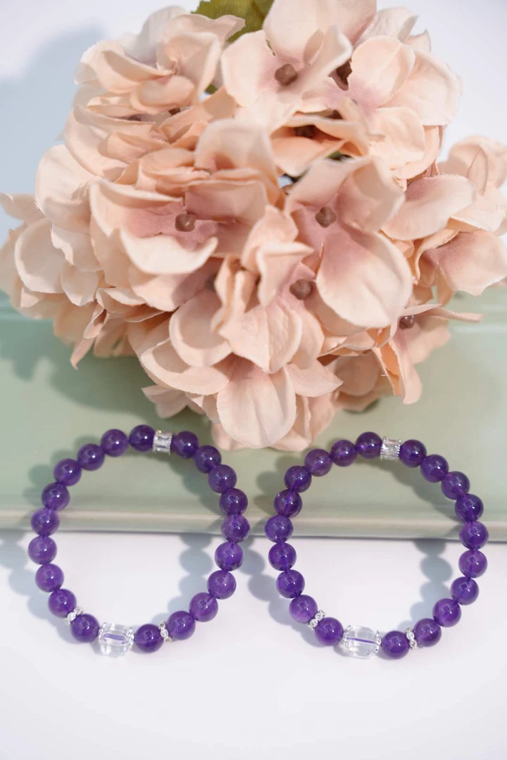 8+紫水晶圆珠手串-JXH1117912多样性发一件